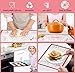 Baking Essentials Silicone Baking Mat - Temperature and Size Guide for Perfect Pastries and Fondants - Non-Stick Surface, Easy to Clean - Readily Available Measurements for Cutting Dough- 22 x 14 inch