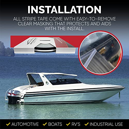 Image of 3M 3 /16 inch x 150' Automotive Vinyl Pinstriping Tape (Cardinal Red)