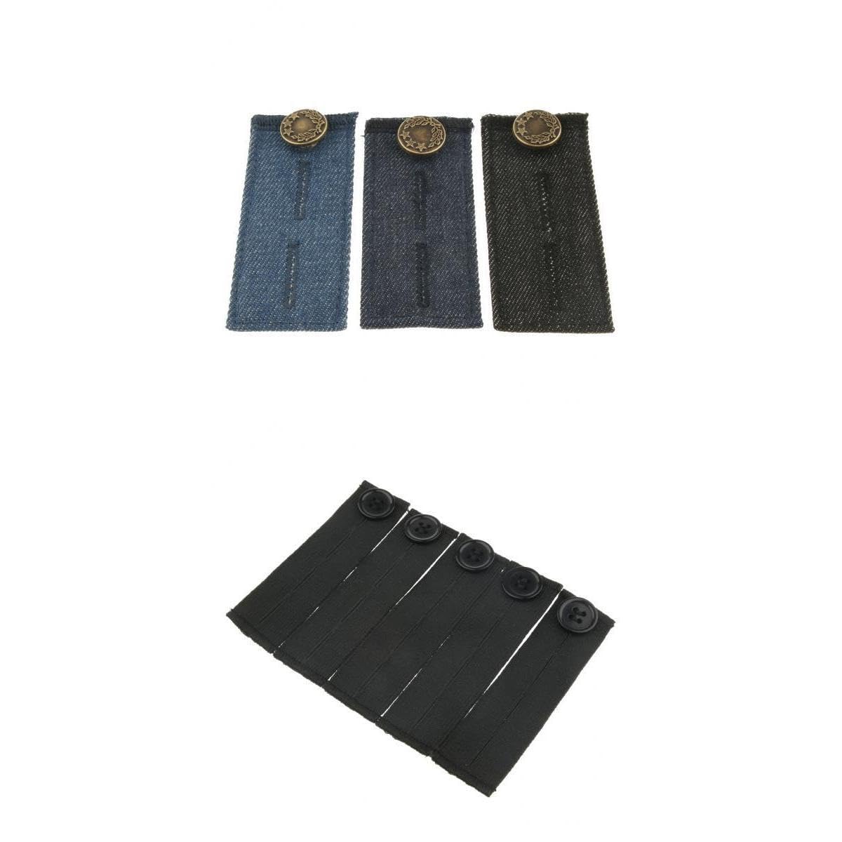 8x Jeans Denim Pants Waist Extender Adjustable Trouser Button Extender-image-48