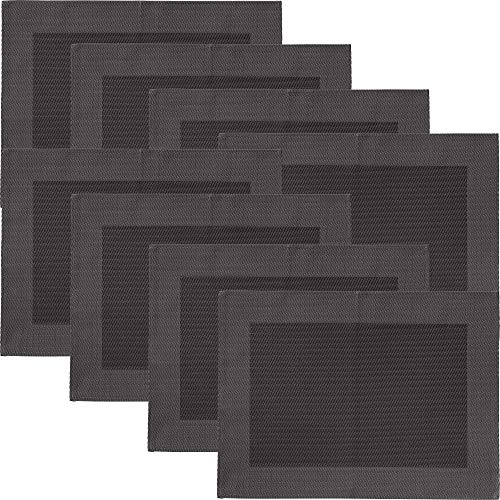 Erwin Müller Tischset Lissabon 8er-Pack abwaschbar grau Größe 33x45 cm