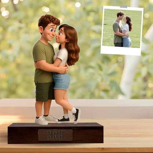 JLSKCN Figurine Personnalisée avec Photo, Cadre...