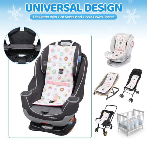 Image of Orzbow Car Seat Cooling Pad with Removable Ice Pack for Baby Toddler, White