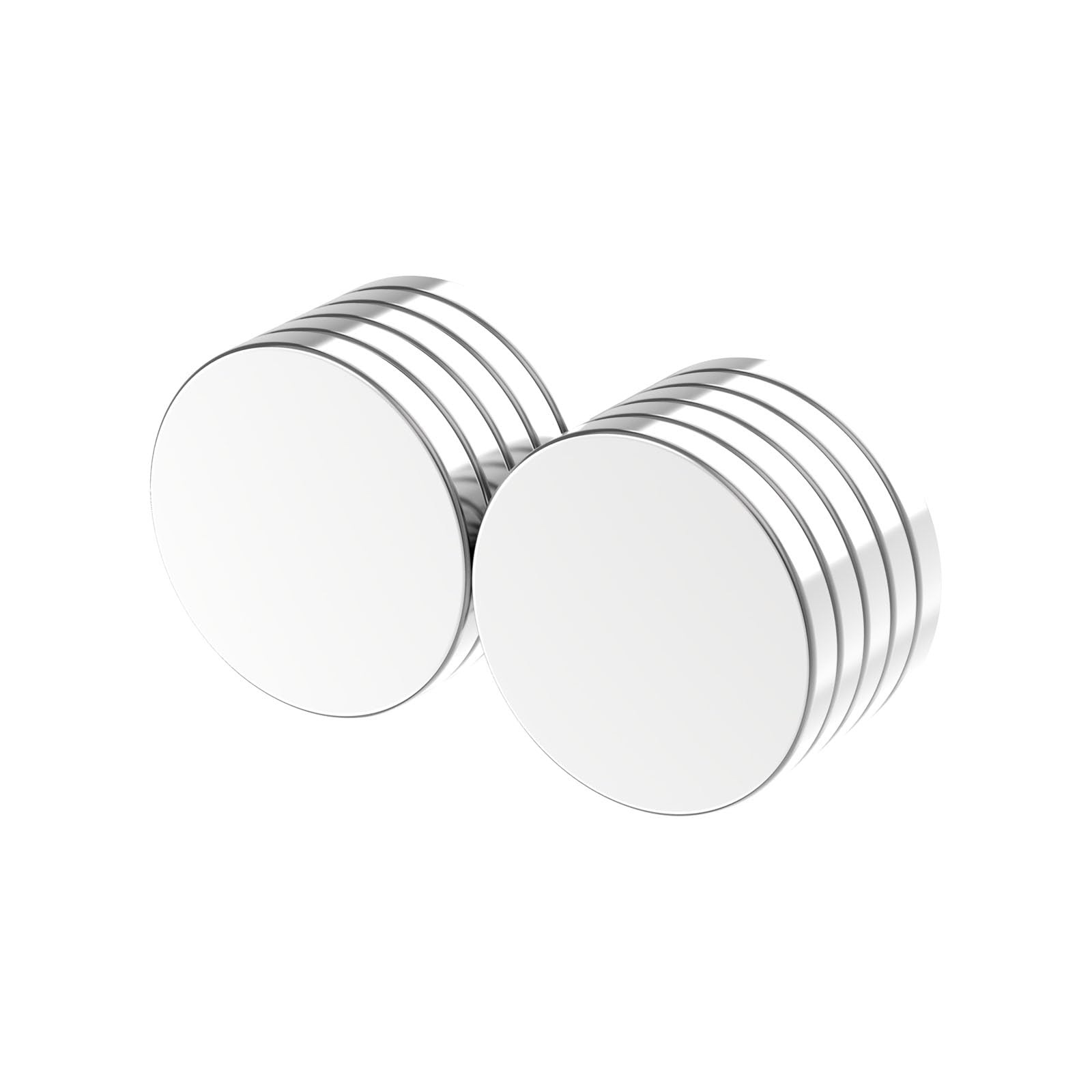 Strong Neodymium Disc Magnet N52-1.00 D x 18 H - 10 Pack Most Powerful Rare Earth Magnets Round Fridge Magnets Refrigerator Magnet for Whiteboard Locker DIY Building Scientific product thumbnail 2