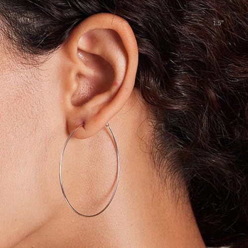Boma Jewelry Sterling Silver Wire Hoop Earrings2