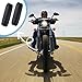 Klmnop 4 Pcs Universal Shock Cover, 350mm ATV Shock Covers Suspension Protector Absorber Protection Universal For ATV Quad Scooter Motorcycle Snowmobile(Black)