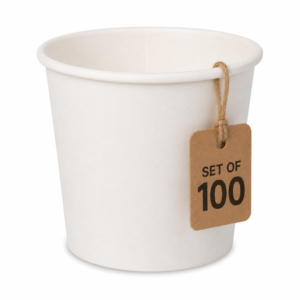 Eco-Friendly Disposable Tea Cups - 100 Pack -1 Eco-Friendly Disposable Tea Cups - 100 Pack -1
