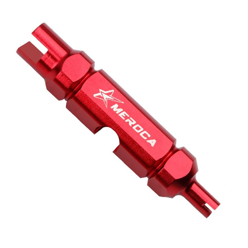 Tkerinse Red Valve Core Remove Tool, Tyre Valve Core Removal Tool Valve Core Bike Kits, Valve Cores For Tires Valve Cores Remover Tool For Cars Trucks Motorcycles And Bicycles(Red)