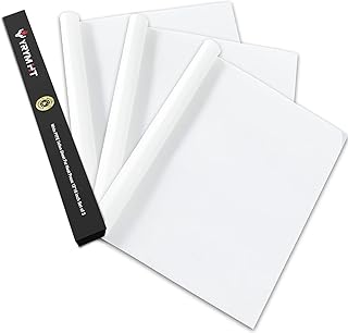 White Teflon Sheet for Heat Press - 3 Pack Non Stick Teflon Sheets 12 x 16" Heat Transfer Paper Reusable Heat Resistant Craft Mat