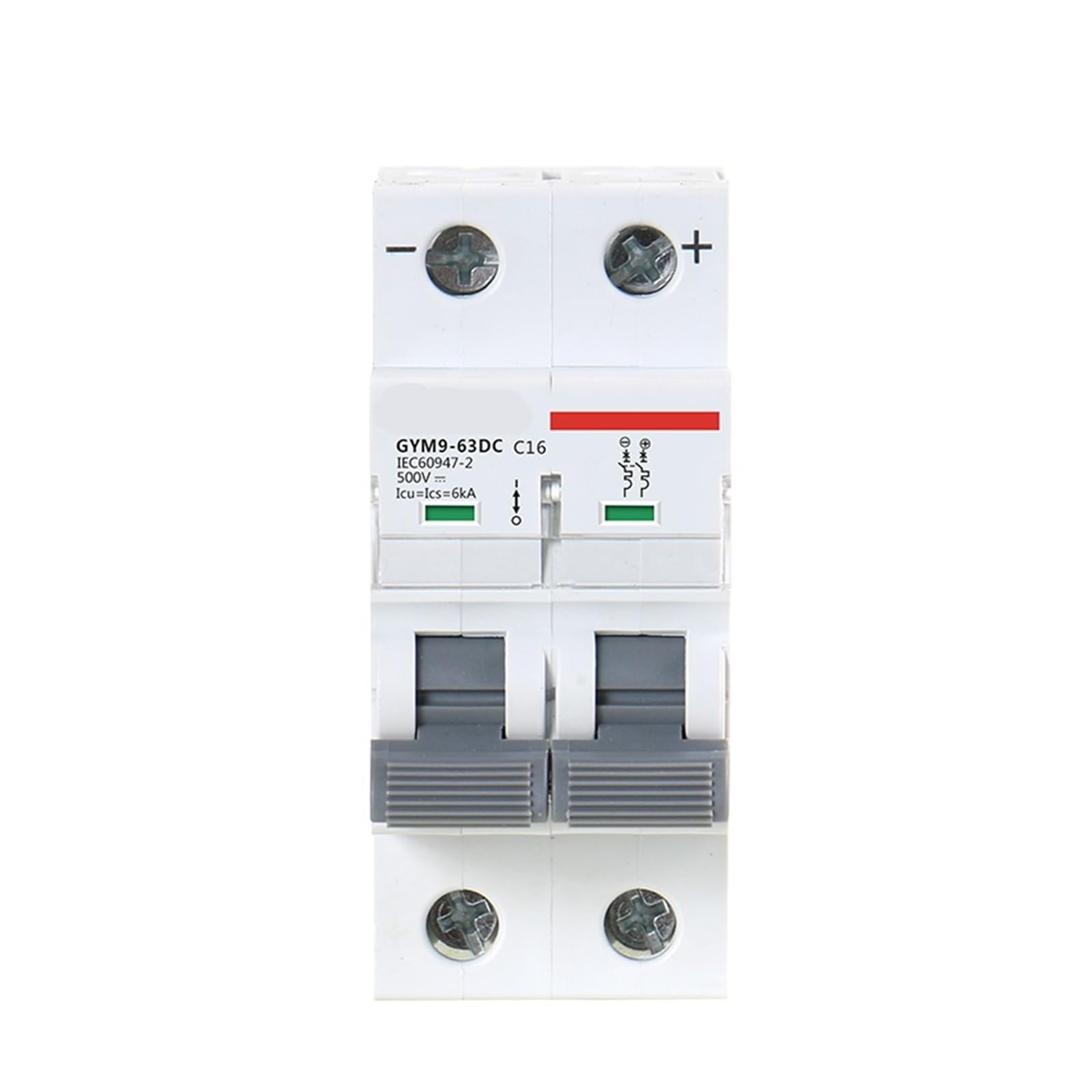 Mini interruttore automatico DC 6KA 2P 500V DC 6A 10A 16A 20A 25A 32A 40A 50A 63A(10A)