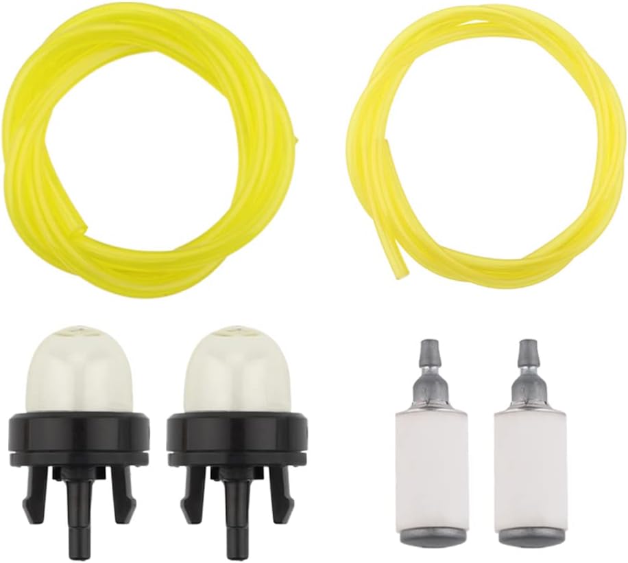 Fuel Line with Primer Bulb for Zama Poulan Homelite Craftman Husqvarna Chainsaw Trimmer Engine Chiansaw Blower 2 Cycle Engine Replaces Walbro 188-512-1 Ryobi 683974B