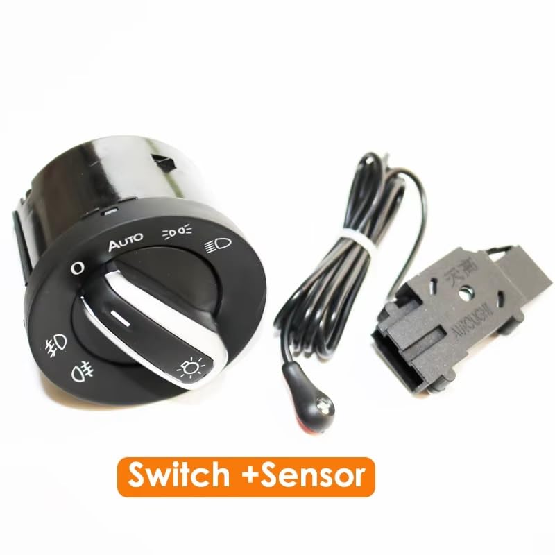 Interruptor de faros para VW Golf 6 y Touran con sensor automático 5ND941431B 6
