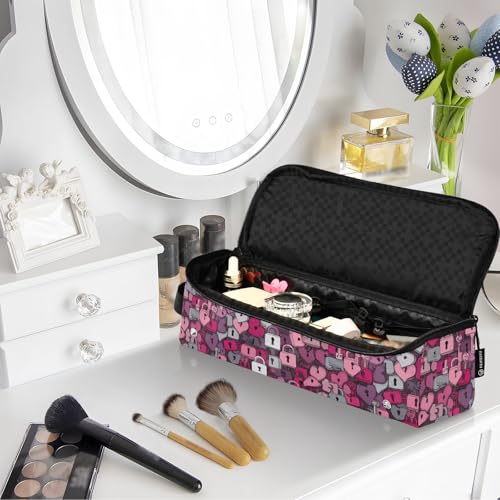 Bolso de Viaje para Herramientas de Cabello Love Lock Hot Hair Tools Organizador Portátil para Plancha, Rizadora y Accesorios con Alfombrilla Resistente al Calor de Gran Capacidad miniatura 7