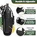 Radio Holster for Firefighter Bundle Set, Includes Radio Strap and Moveable Mic Holder, Duty Belt Holder, Anti-Sway Strap for EMS EMT Firefighters Polices