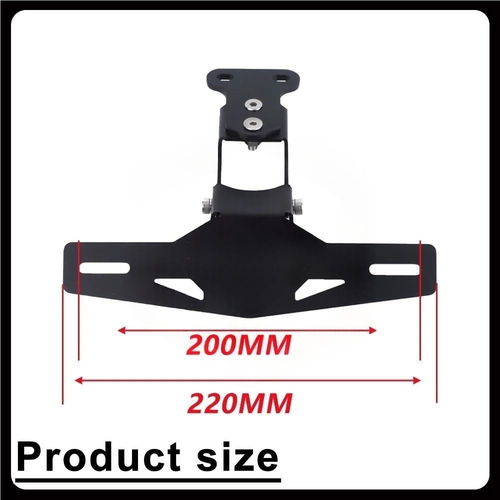 Portatarga Numero di targa del motociclo Accessori moto per NAGA 155 150 per MMBCU 125 158 160