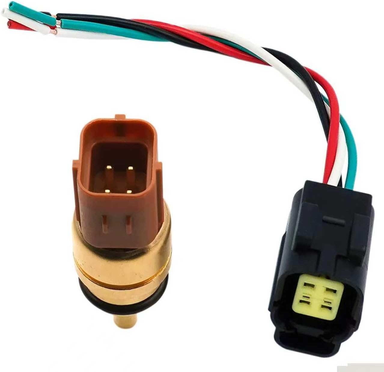 39220-38010 Engine Coolant Temperature Sensor w/Pigtail Harness for Hyundai Kia Sonata Santa Fe Tucson Palisade Sportage Sorento Optima 2008-2024, Replaces TX191 TX198 392203C010