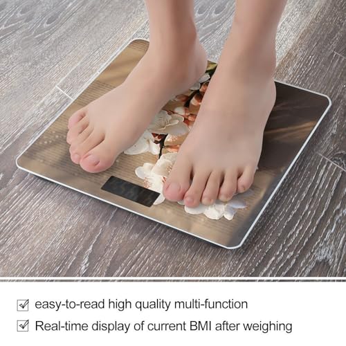 Báscula digital de baño con plataforma de vidrio templado miniatura 5