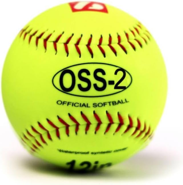 BARNETT OSS-2 Practice Softball Ball, Soft Touch, Size 12, 1 Dozen