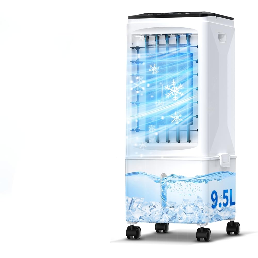 新品 冷風機 冷風扇【2025年夏新登場・強力冷風】 9.5Lタンク 静音設計 Amazon.co.jp: Clyrox 冷風機 冷風扇【2025年夏新登場・強力冷風
