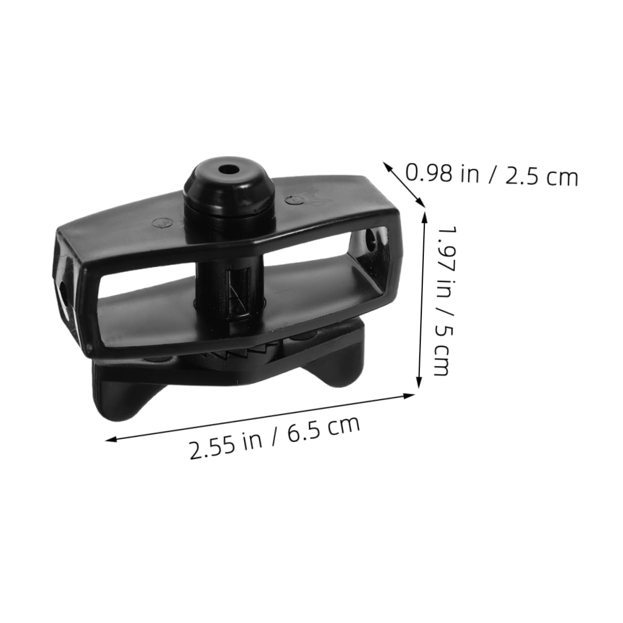 Operitacx 4 Set Connettore Di Serrata Del Filo Recinzione Tenditore Arredamento Esterno Il Filo All'aperto Corda Tenditori A Fune Tenditori in Filo Di Ferro Abs Nero 12 Pezzi * 4