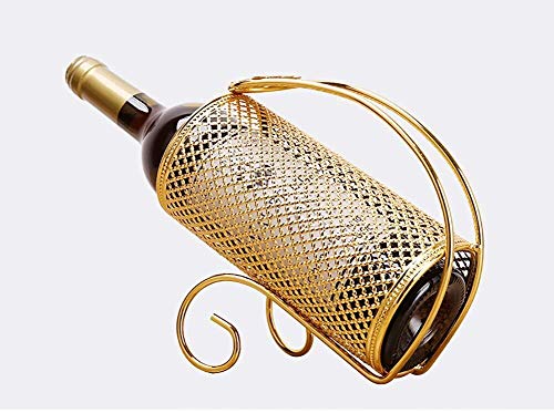 Soporte de vino para botella libre de pie color plata miniatura 7