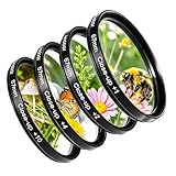 Avec les lentilles rapprochées, vous pouvez vous rapprocher de votre objet sans vous rapprocher de l'objet et vous profitez de l'image la plus proche possible de votre choix.