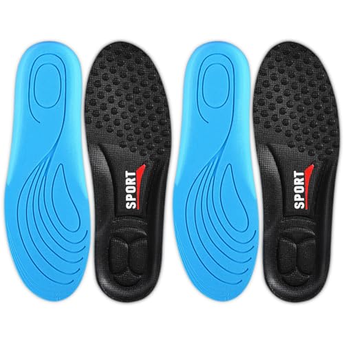 Zzmorni 2 Pairs of Comfort Insoles Replacement Shoe Insoles 