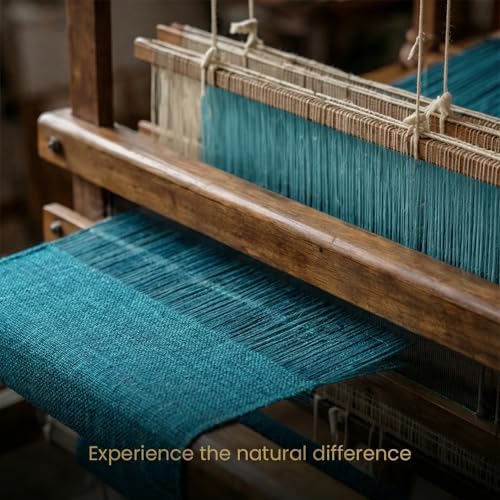 Image of Unstitched Cotton Fabric for Men and Women - Light Weight Self Pattern Khadi Cotton Fabric Material (3.5 Meter, Dark Green)