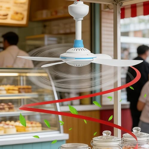 Ventilador de refrigeración silencioso de techo a 12V con bajo consumo energético 4