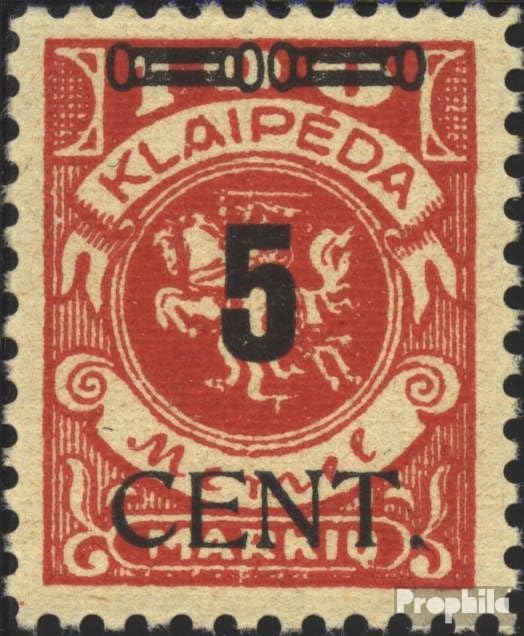 Memelgebiet 188 Tested unmounted Mint/Never hinged ** MNH 1923 Supplementary Issue (Stamps for Collectors)