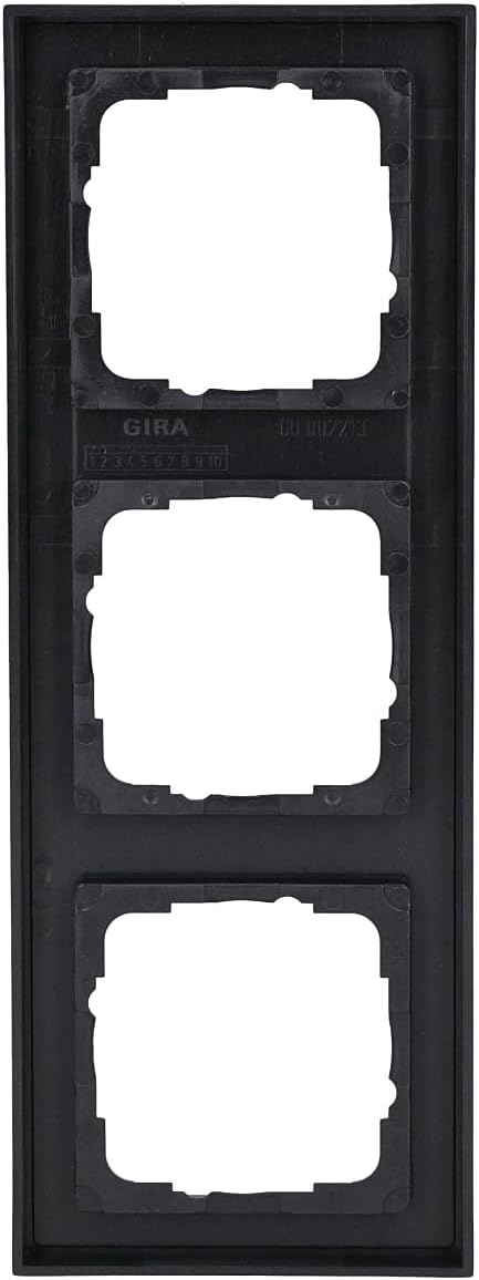 GIRA 21323 Rahmen E2 3-Panel Charcoal-Coloured, 021323