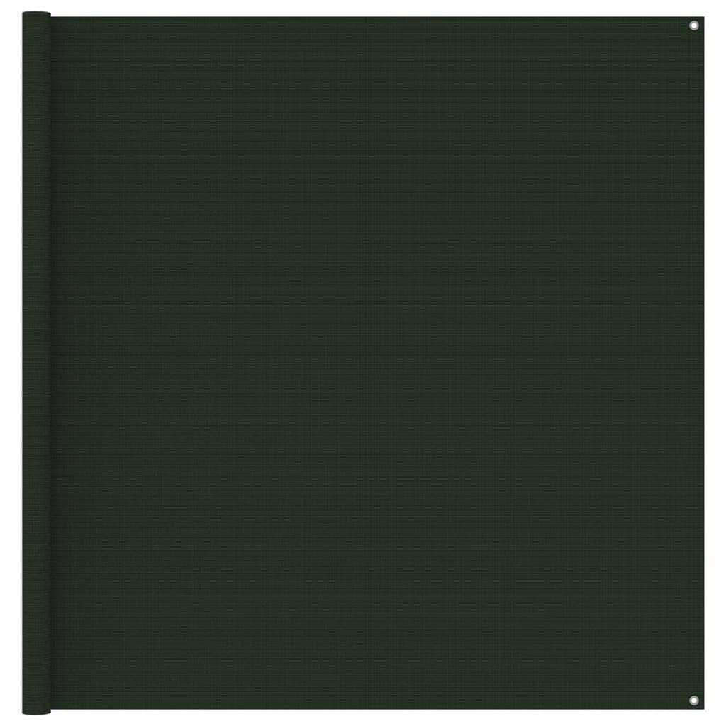 Alfombra para tienda de campaña verde oscuro de 200 x 400 cm para disfrutar del camping