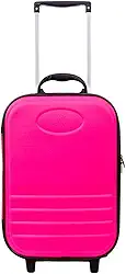 Mala de Viagem de Bordo 10KG Com Rodinhas Medidas Anac Rosa
