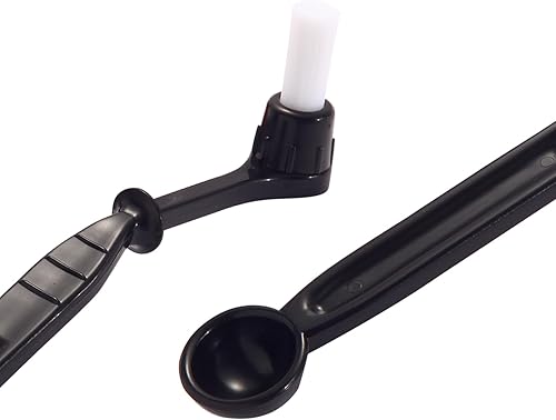 Miniatura 4 de Abeskch Kit de cepillos de limpieza para cafetera, 2 cepillos de limpieza de café con cucharas y 2 cabezales de cepillo extraíbles para máquina de