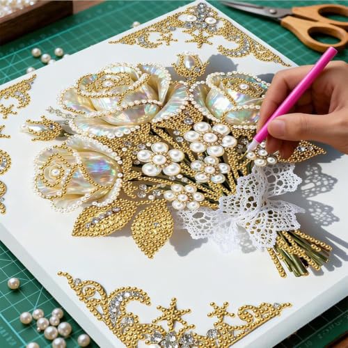 Kit de arte strass completo con marco para principiantes 4