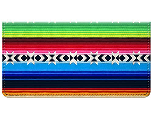 Southwest Mexican Blanket Pattern Checkbook Cover