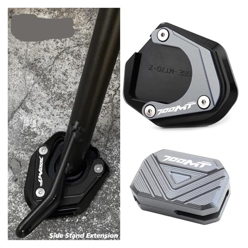 Ampliación de pata de cabra en aluminio CNC para CF Moto 700MT 2025 2026 de alta precisión 2