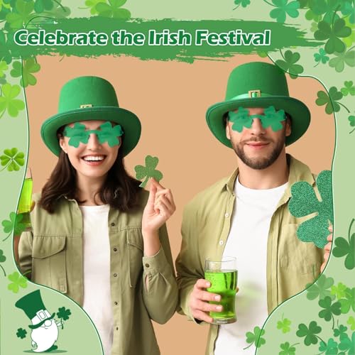 Lunettes trèfle vert Saint-Patrick pour compléter votre déguisement - 4
