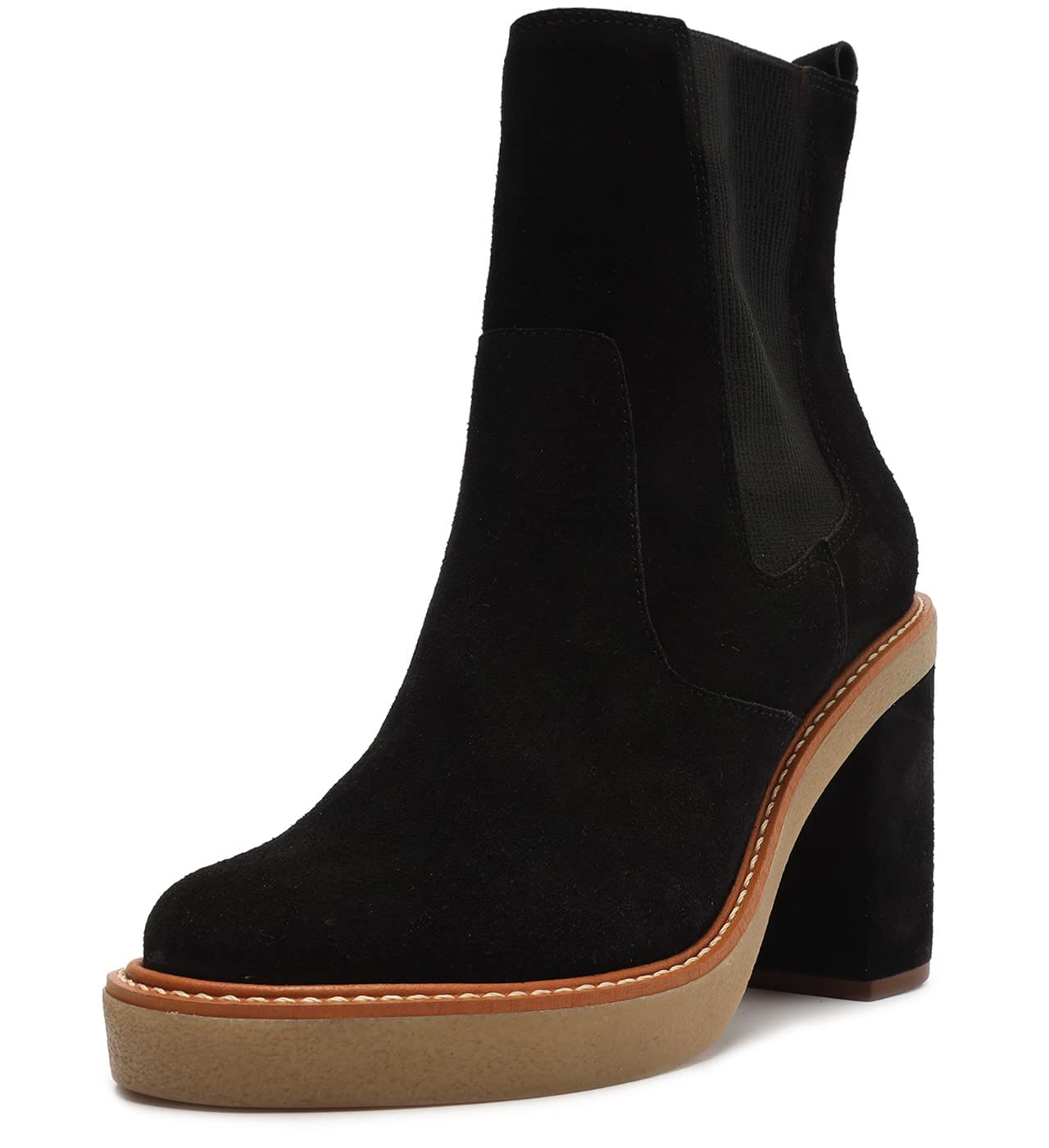 AREZZOWomen's Jade Block Heels Chelsea Boot