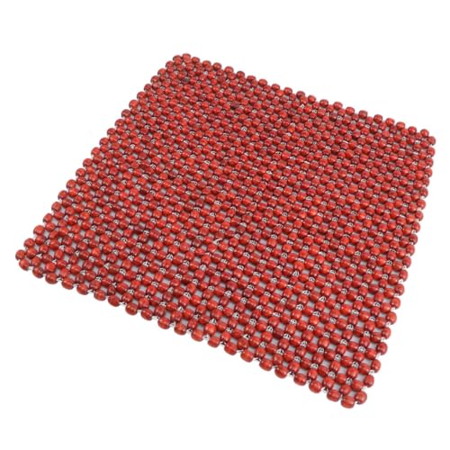 Cojín para asiento de coche de madera roja contra el calor veraniego 1