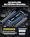ORICO 512GB M.2 2280 SATA SSD, SATA III 6Gbps M2 SSD mit B+M Schlüssel, 500MB/s Internes Solid State Laufwerk für Desktop/Laptop - Y20M