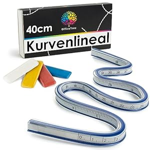 OfficeTree Flexibles Kurvenlineal 40 cm
