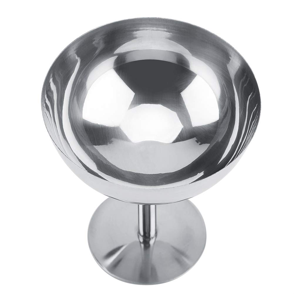 Tnfeeon Set da 4 Pezzi in Acciaio Inox, Coppe per Gelato Alte e Carine, Coppe per Dessert, Gelato, Insalata di Frutta, Snack, Cocktail, Condimenti, Sciocchezza