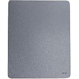 HKW ガラス製ゲーミングマウスパッド FPS & Esports(250x200x4mm)用 - 超滑らか、硬い表面、高速&正確なトラッキング、滑り止めベース、耐久性と耐傷性(グレー)