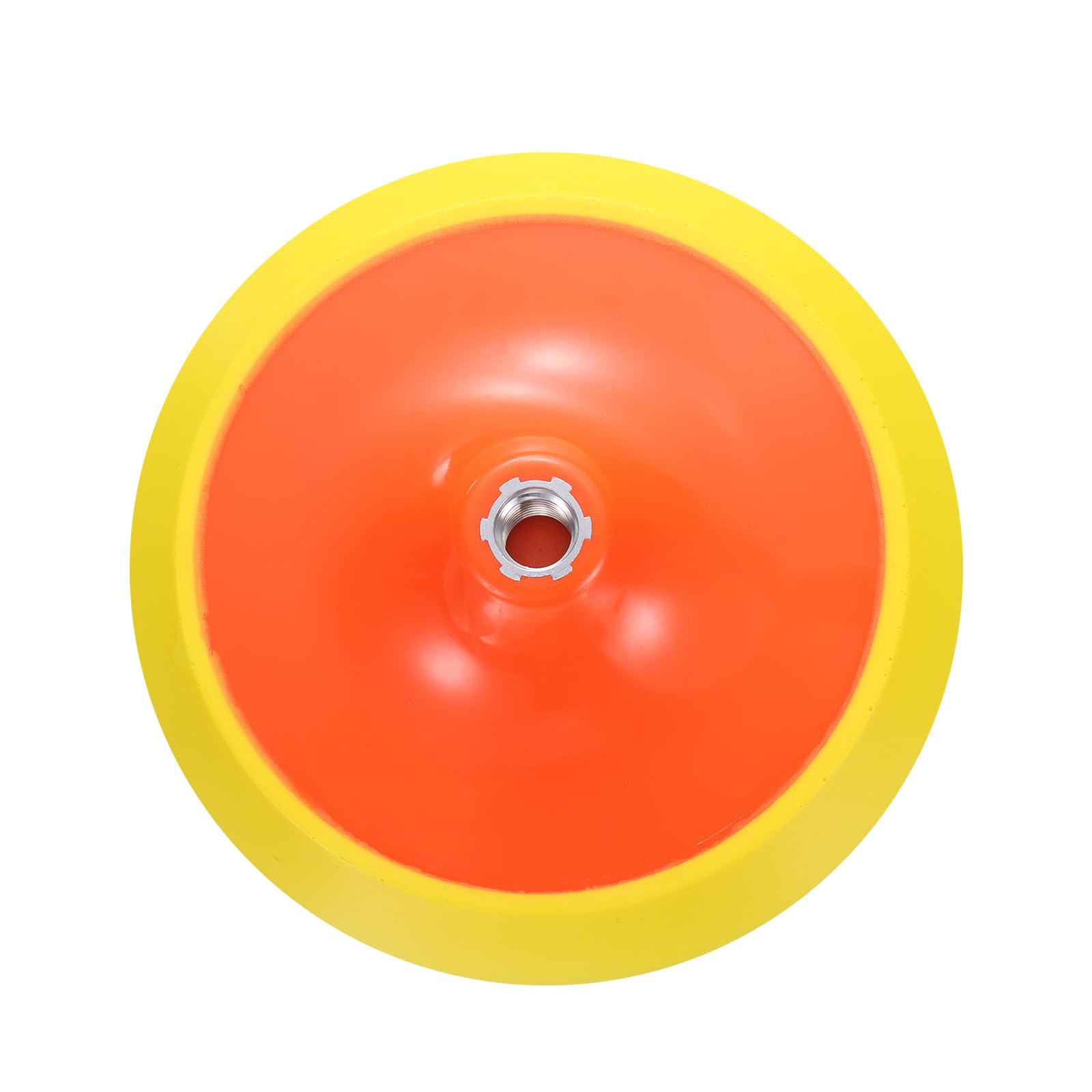 Patin de ponçage diamant 17,8 cm avec filetage 5/8"-11 pour polissage et finition de surface jaune