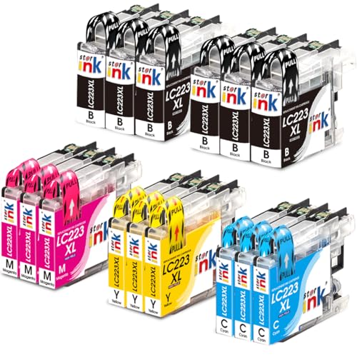 Cartouche D'encre Compatible BROTHER MFC-J4620DW - Modèle LC223 XL Cyan, Pour De Nombreuses Séries