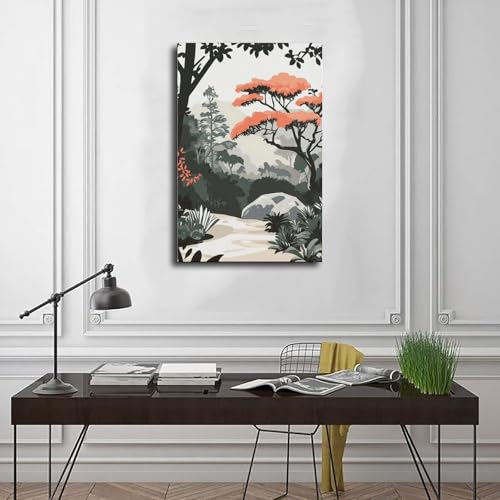 Impression sur toile nature japonaise évocation voyage et sérénité - 3