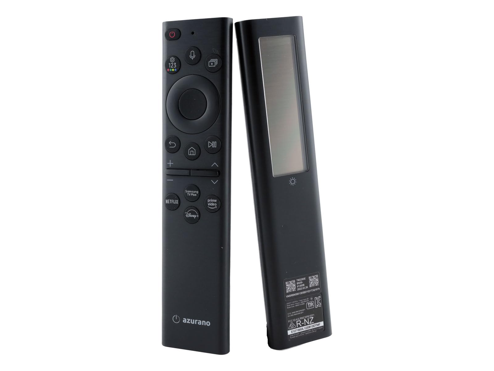 Ersatz für Samsung Fernbedienung BN59-01385B, BN59-01385A, TM2280E - USB-C, Eco Solar & Sprachfunktion - GQ43QN90 GQ43QN92 GQ43QN93 GQ43QN94 GQ55S95 GQ65S95. - SUB BN59-01391B, TM2281E