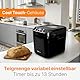 Clatronic® Brotbackautomat - frisches Brot zu Hause selber backen | automatische Zubereitung & Warmhaltefunktion | Backautomat mit Timer | einfache Bedienung über Display | 12 Backprogramme | BBA 3774