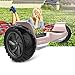 HYPER GOGO Off Road, Electric All Terrain Hoverboard with Built-in Speaker and LED Lights, UL2272 Certified, 8.5 Inch, Rose Gold