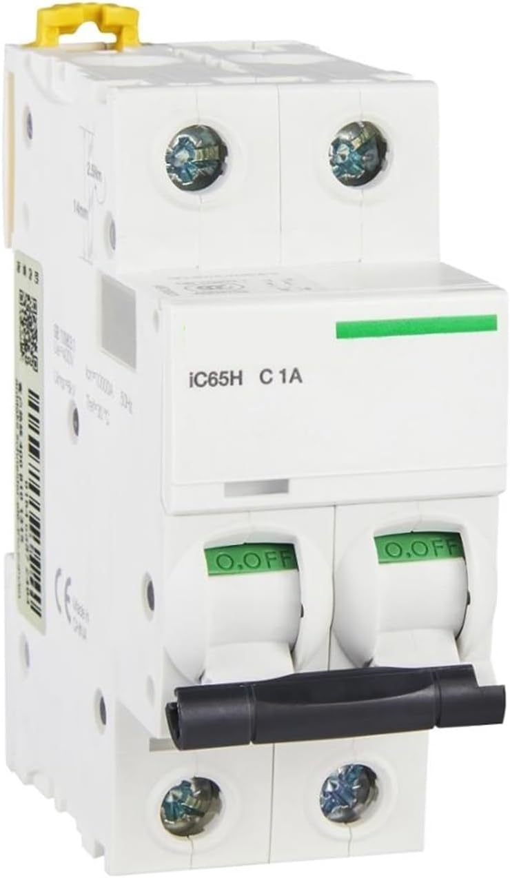 Leakage Protection Electric Circuit Breaker IC65H2PC Type 1A 2A 4A 6A 40A 50A 60A 10KA Mini IC65H 2P 400VAC(63A)